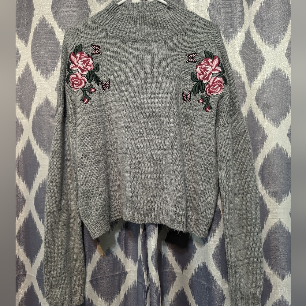 Embroidered sweater